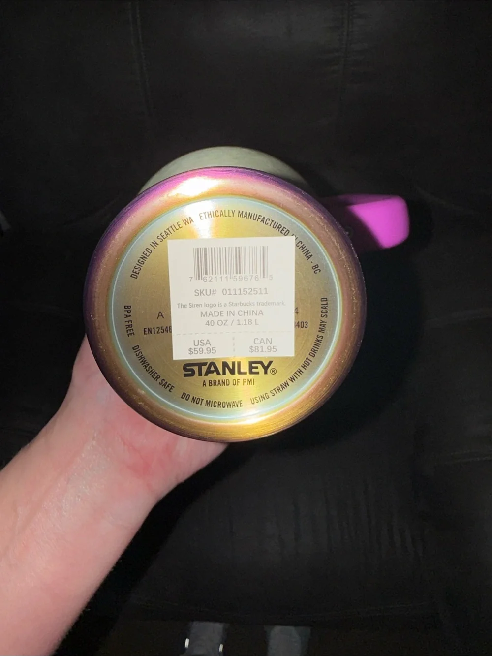 Branded Tumbler Bottom
